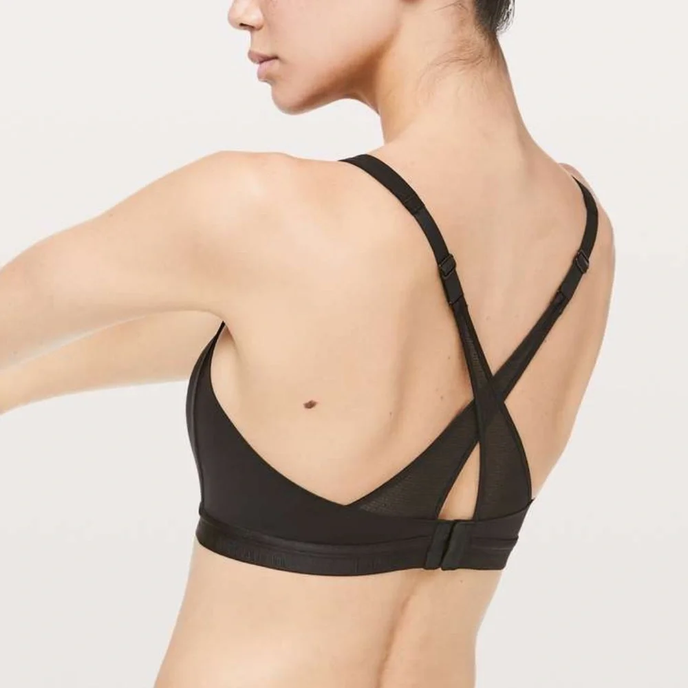 Lululemon Up For It Black Bra size 34C